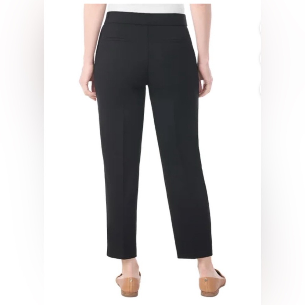 Hilary Radley Women's Crepe Pull-On Pant black small & Large, Regular - Picture 3 of 8